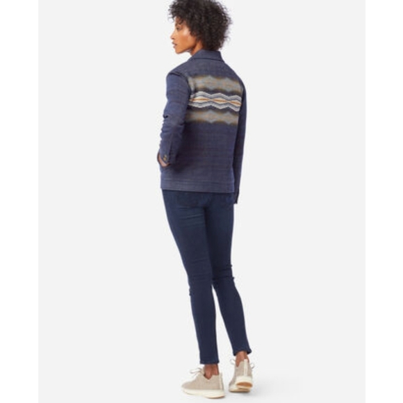 PENDLETON CRESCENT BAY PATTERN WOOL COAT NWT - Picture 4 of 4